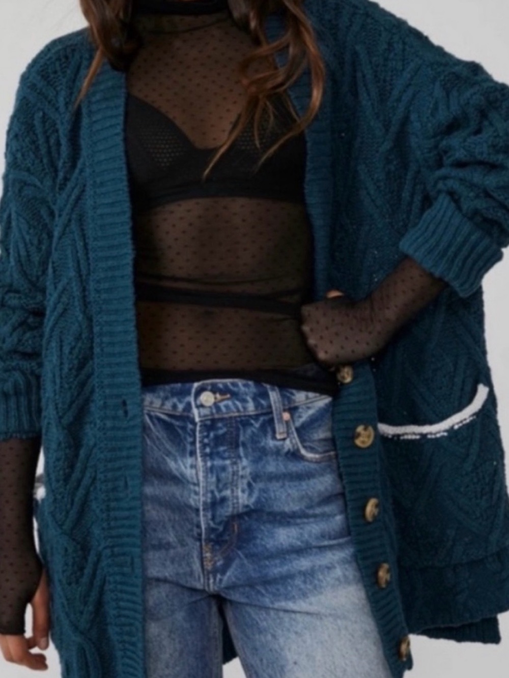 Free People oversized cardigan